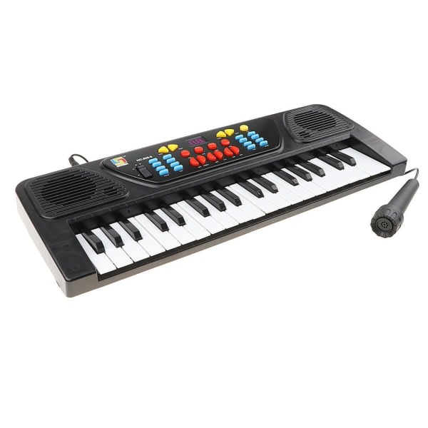 37 tangenter elektrisk orgel keyboard piano mini mikrofon sæt børn
