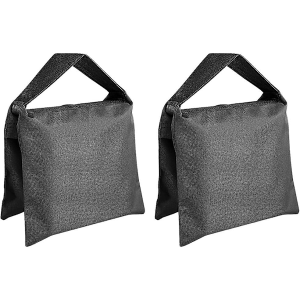 Kraftig fotografisk sandsäck Studio Video Sandpåse för ljusstativ, bomstativ, stativ - 2-pack set