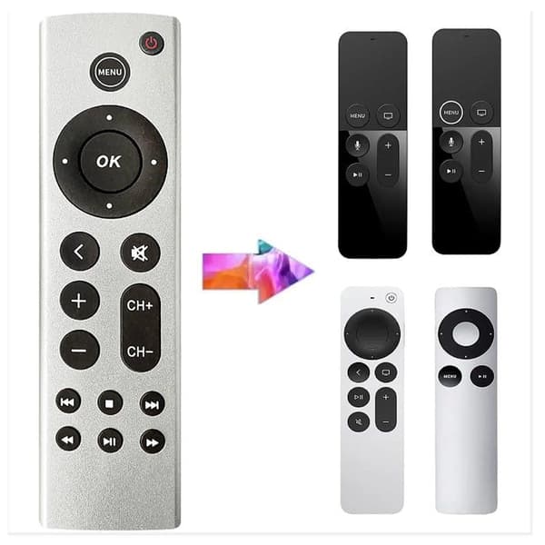 Fjärrkontroll för Apple TV 4K/Gen 1/2/3/4/HD