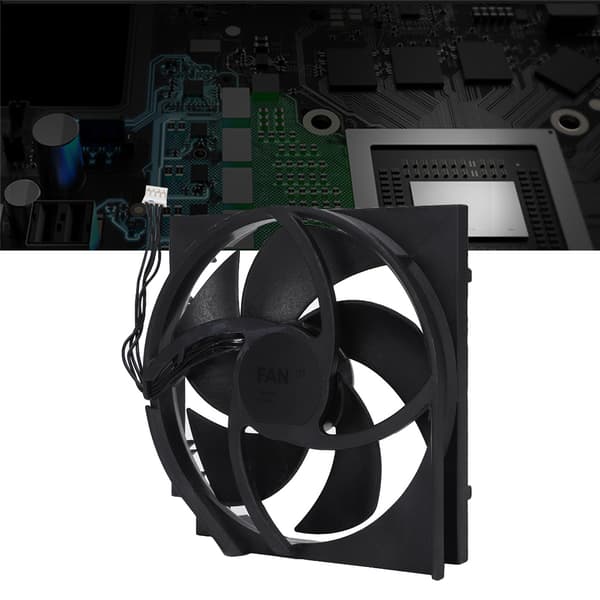 Holdbar ABS intern køleblæser til Xbox ONE S OEM 5 blade 4 stifter