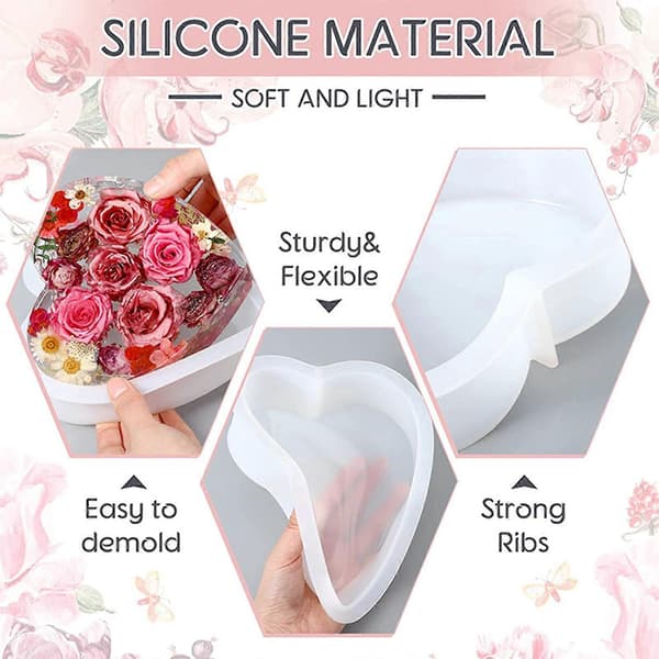 Heksagonal Geometrisk Kugle Silikoneform til Bevaring af Blomster DIY Boligindretning_tfrf