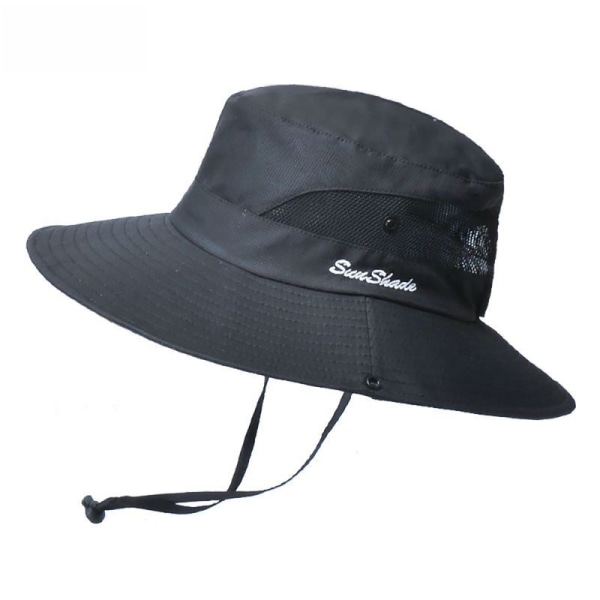 Solhat mr dam UV-beskyttelse 1 sommerhat fiskehat fiskehat boonie fiskehat black