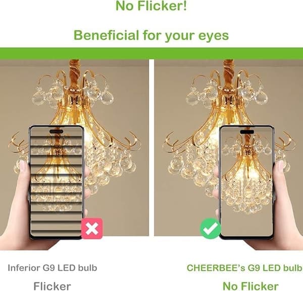 G9 LED-lampor 3W, 3000K Varmvit, Ersätter 28W-40W Halogen_TF_TF 2-pack