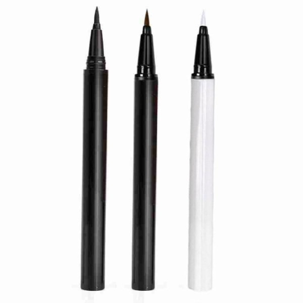 Adhesive 2 i 1 Eyeliner Lashes Pen Ingen Lim Magnetisk Vandtæt rød One-size