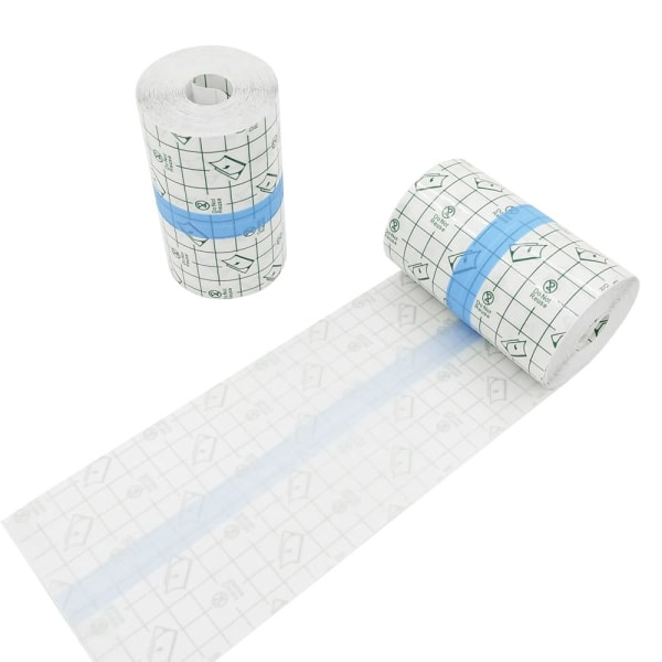 2 rullar tatuering eftervård bandage transparent hygienisk adhesi