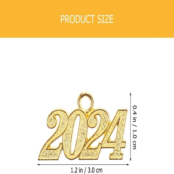 200st 2024 Graduation Charms 2024 Year Charms Anheng