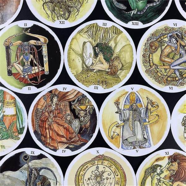 Ny stil Circle Of Life Tarotkort Pdf Guidning Deck Spådomsunderhållning Fest Brädspel Stöder Partihandel 78st45st Ts104 zdq