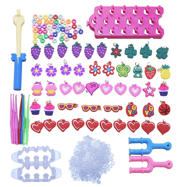 Loom Bands kit 10 000 band - Lag dine egne armbånd og figurer - Perfekt