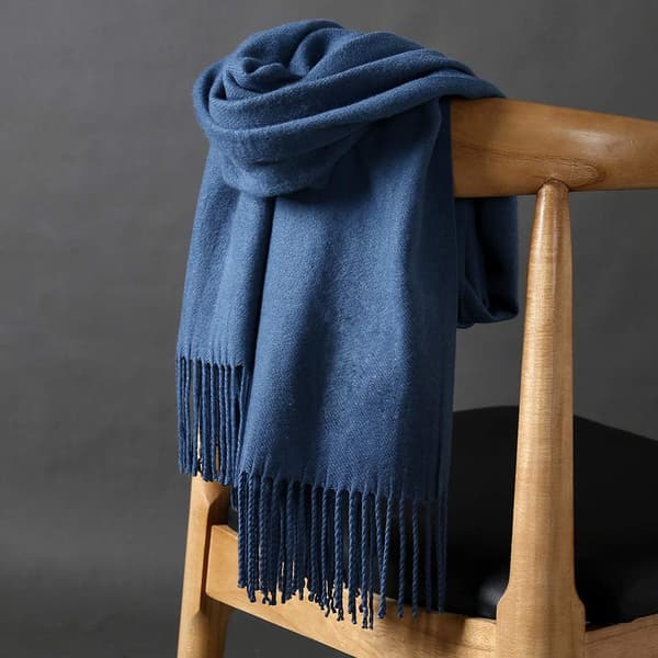 Dame tyk blød kashmir uld pashmina sjal wrap tørklæde - OH