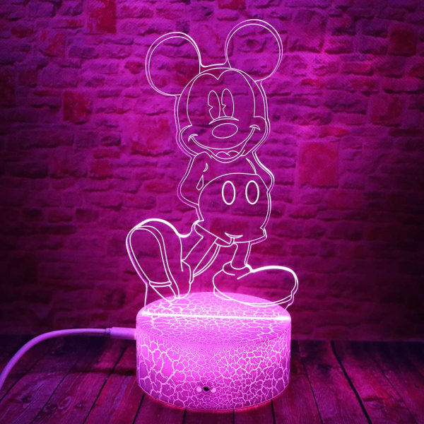Tegnefilm Mickey Mouse Minnie Mouse Mus Legetøj Anime Figur 3D