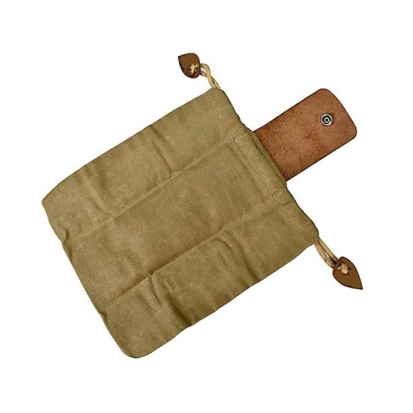 Canvas-reppu | Reppupussi - vaellukselle, ulkoilmakamppailuun, taitettava ja helppo kiinnittää vyöhön, handsfree-käyttö, aito nahka, ha zdq