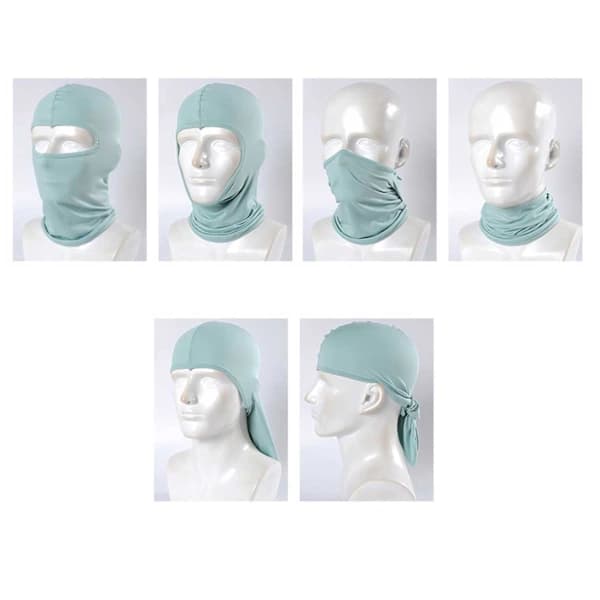 Thin Black Balaclava - Ski Mask / Robber Mask, Single Eye Hole black black