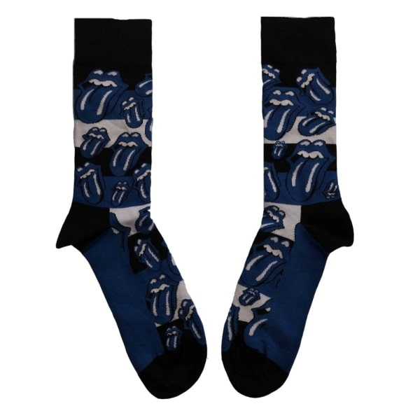 The Rolling Stones Unisex Voksne Tongue Ankelsokker 7 UK-11 UK B Sort/Blå 7 UK-11 UK zdq