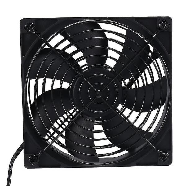 120 mm 5v USB-drivna PC-routerfläktar med hastighetsregulator Högt luftflöde kylfläkt för routerläge[HK] Som visas As shown