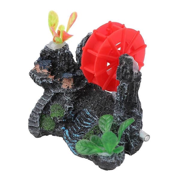 Akvarium Dekor Berg Grotte Skjulested Stein Ornament for Terrarium_tfrf