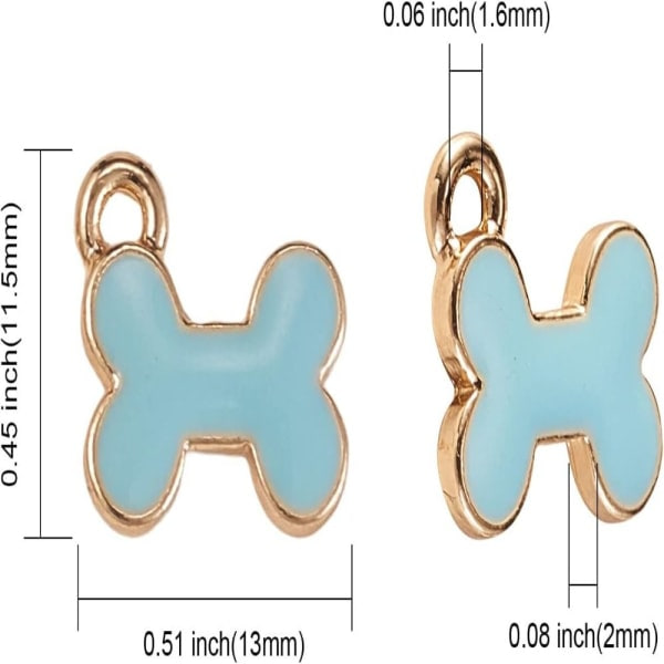 Charms Hundep kæledyr Charms Emalj Hund