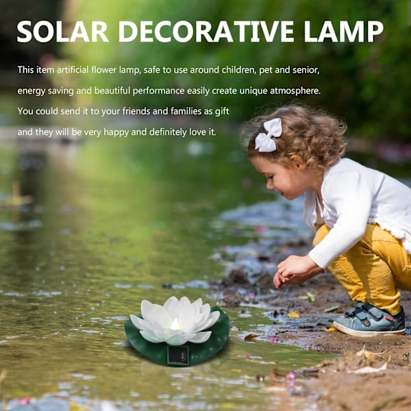 2kpl Lotuslyhty Led Kelluva Valo Kukka Puutarhakoriste Japanilainen Puutarhan Sisustus Kukka Lamppu Aurinko Led Allas Valo Terassivalaistus Led Ulkona