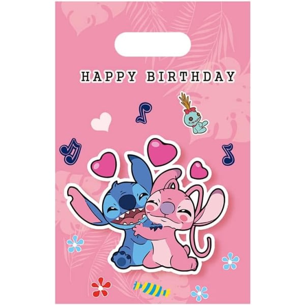 30 stk. Lilo og Stitch fødselsdagsfest gaveposer slikposer godteposer Lilo og Stitch fødselsdagsfesttilbehør dekorationer (30 stk.)