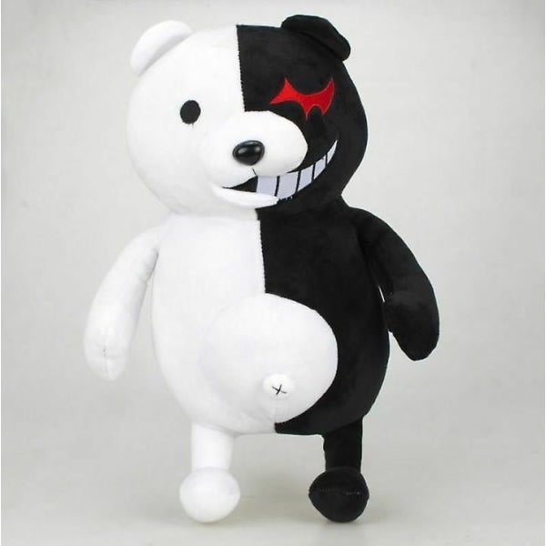 CDQ 43 cm Anime Danganronpa Monokuma Svart Vit Björn Plysch mjuk, fylld docka Julleksak