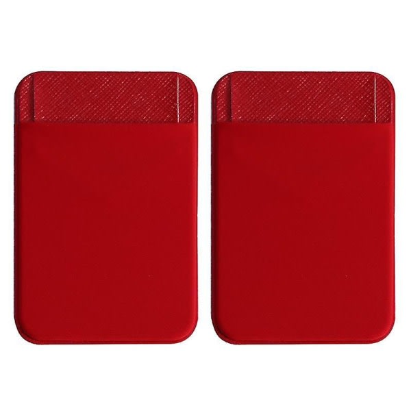 2. Stick On Mobiltelefonplånbok-h Rød 9,2*5,8*0,2cm