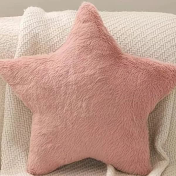 3 stk Måner, Stjerner, Skyer Polygonformede Puter | Klassisk Stil, Polyester, Glidelås, Maskinvaskbar for Stuesofa, Soverom Rosa 3 stk Standard Pink  3pcs Default