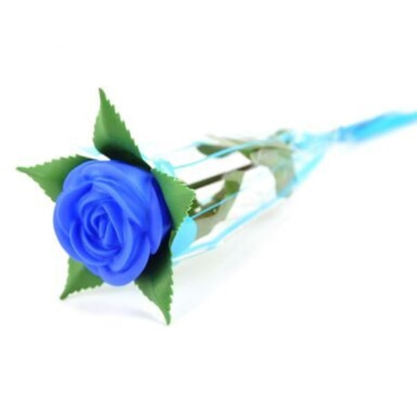 Glow In Dark Artificiell Vivid Rose Flower Holiday romantisk present