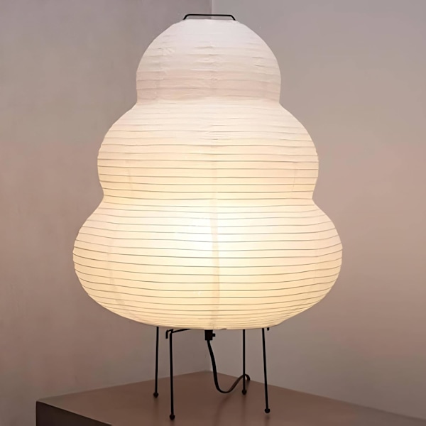 Nogyu2022 Akari Japansk Papirgulvlampe - Noguchi Papirlykt Gulvlampe - Koselig Mid Century Gulvlampe (Gulvlampe) Floor Lamp