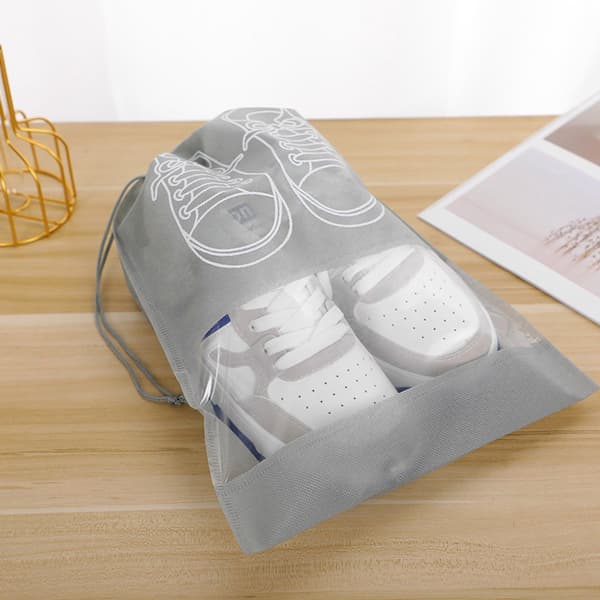 Skoförvaringspåsar 5-pack – Non-woven, 36x45 cm, hem/resa