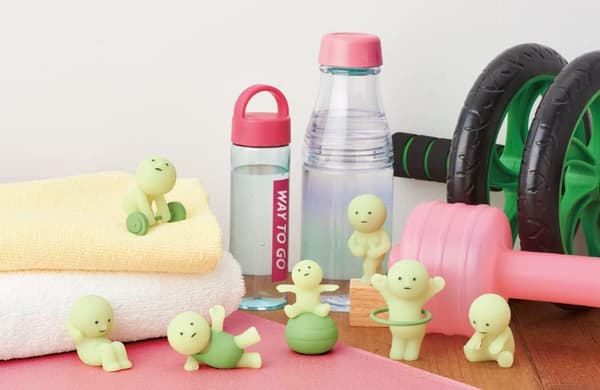 Äkta Smiski Corner Luminous Elf Series Blind Box, Figur Gave, Tilfeldig Stil, 1 stk Exercising