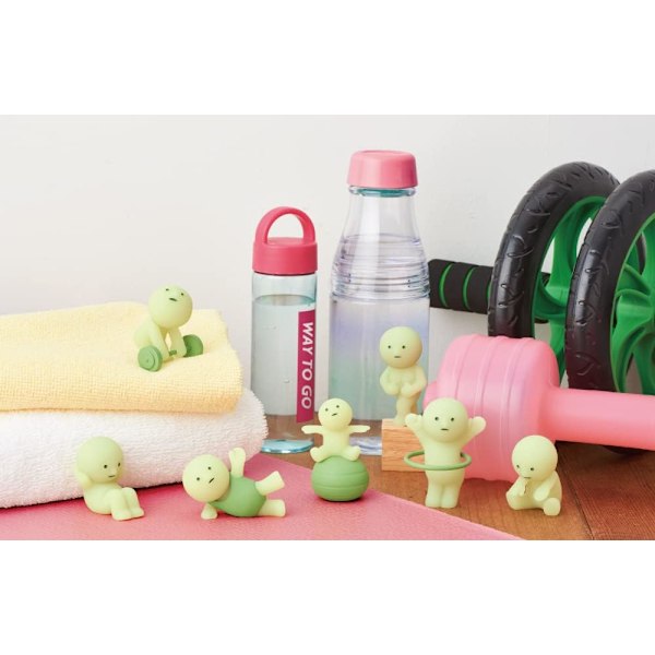 Genuine Smiski Corner Luminous Elf Series Blind Box, Figure Gift, Random Style, 1 pc Exercising