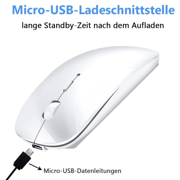 CDQ Trådlös Bluetooth-mus för MacBook