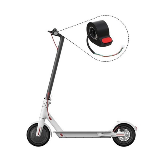 CDQ 1. Universal Elektrisk Scooter Fingergasreglage För Röd