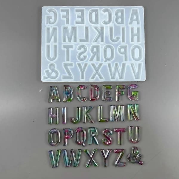 Silikone Epoxy Resin Støbeforme Silikone Resin Forme Store Bogstaver_tfrf