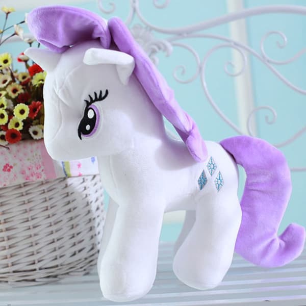 25CM My Little Pony Enhörningsleksaker VIT white