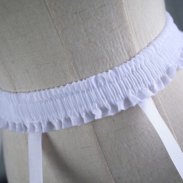 Lolita Klänning Underkjol Kvinna 2 Hoops Bröllopstillbehör Fashion Vit one size