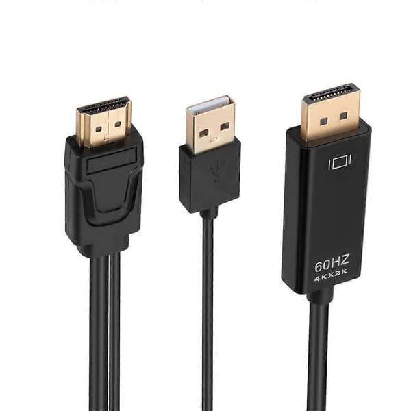 HDMI-kompatibel til DisplayPort (DP) Kabel 1.8m HDMI-kompatibel til DP Ledning_tfrf