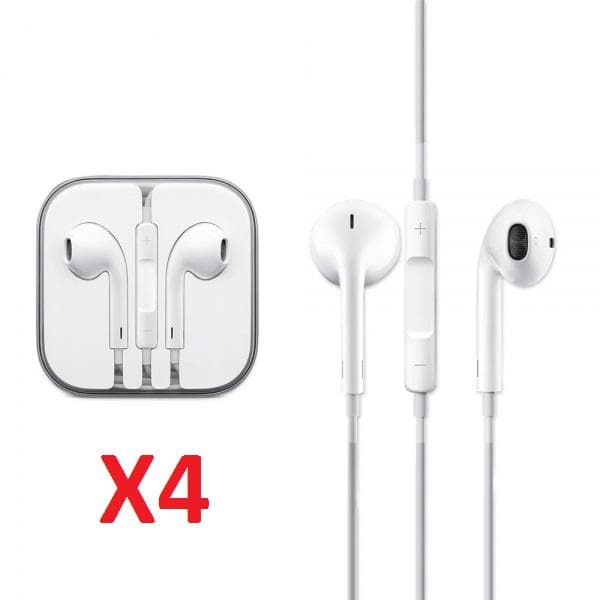 Kompatible med iPhone-hodetelefoner x 4 stk zdq