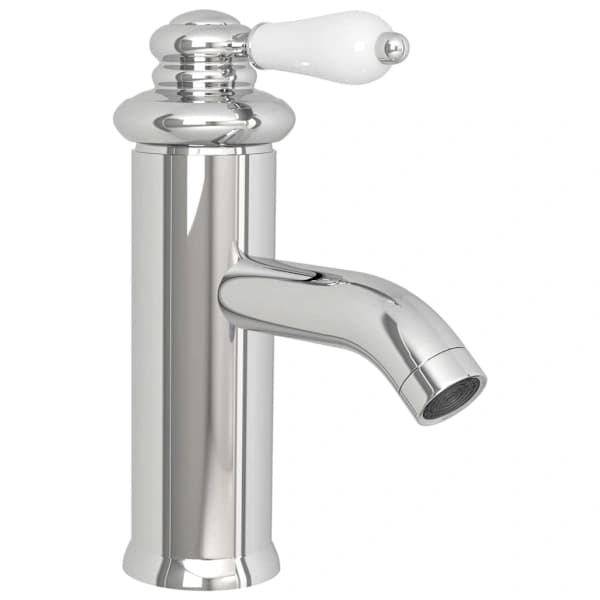 vidaXL Bathroom Faucet Chrome Finish 130x180 mm Silver