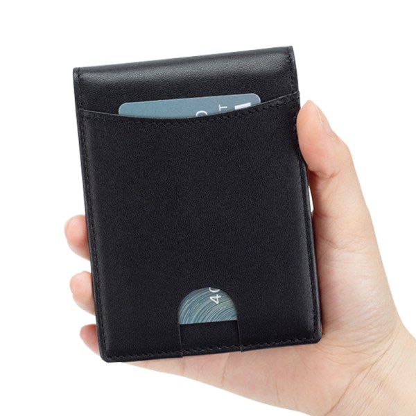 CDQ Kolfiber mikrofiber RFID-blokkerende plånbok med stor kapasitet FlerfärgadCDQ
