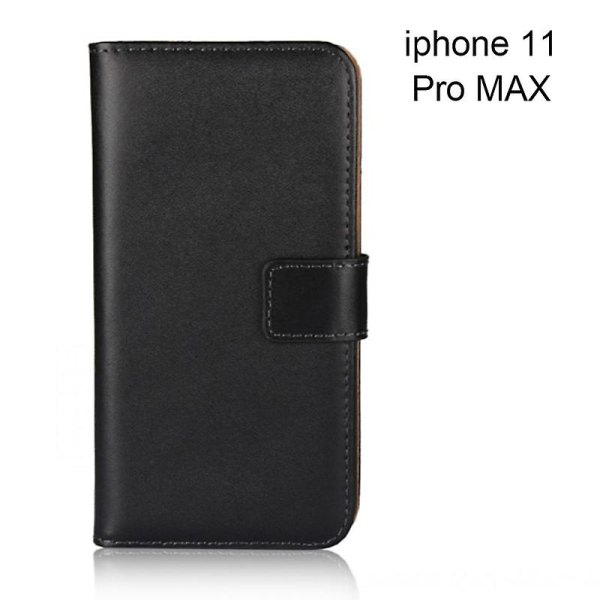 Case Kompatibel med Iphone 11promax, läder Flip phone case kotelo none