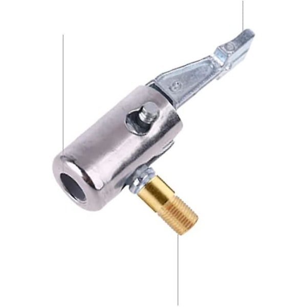 Bildekkventil-adapter, bærbar, gjenget munnstykke-adapter for luftkompressor, tilbehør som ikke lekker luft