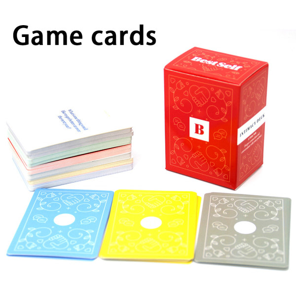 150 kort med intimitetsøvelser fra BestSelf Couple Board Game zdq