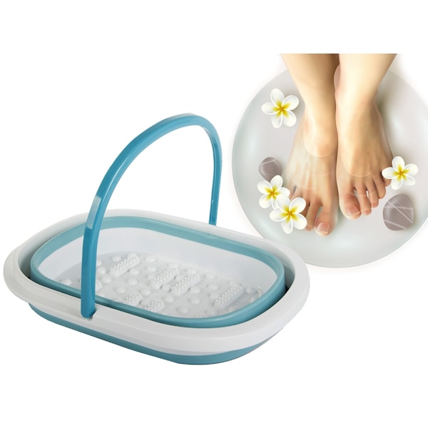 Foldable Foot Bath - Basin Blue Blå