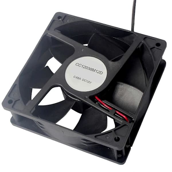 Udskiftningsventilator til Masterbuilt Gravity Series 560 800 1050 XL Digital Kulgrill Ryger, ABS, Sort, 4,72 Tommer
