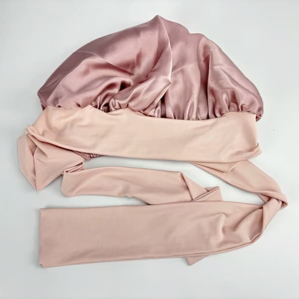 INF Yömyssy 100 % mulperisilkkiä Rosa Lyserød