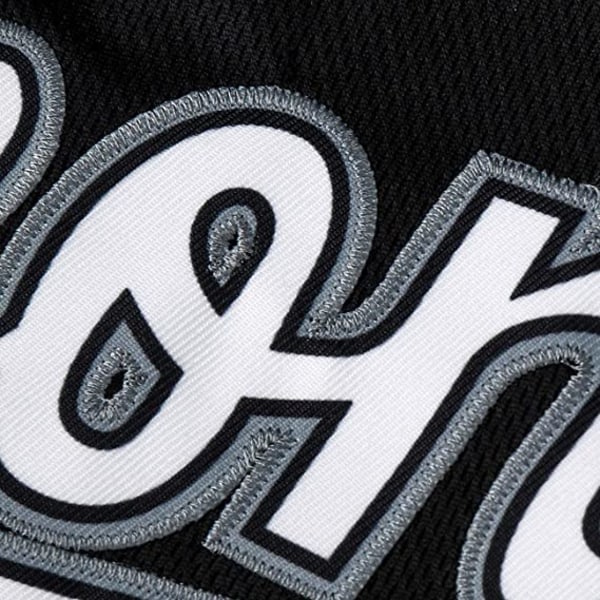 90-talets herr- och damkläder, Baron #45 Unisex Hip Hop-kläder, basebolltröjor för fest Baseballpresenter svart—XXL zdq