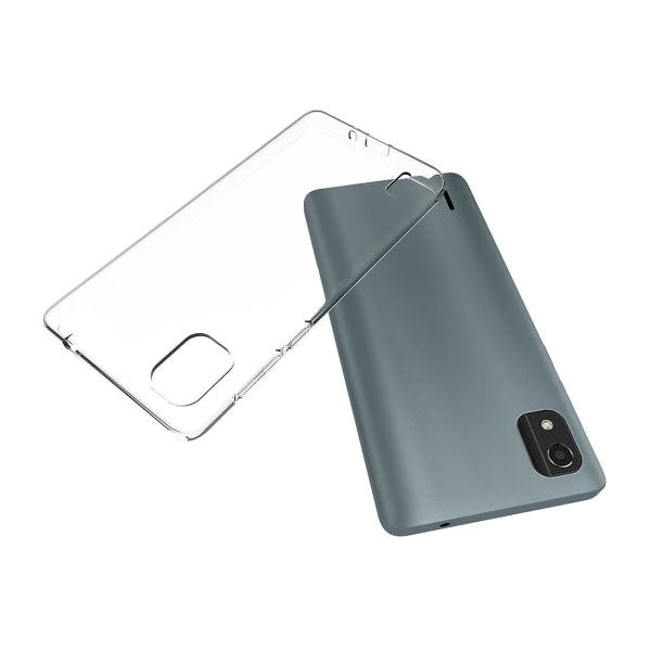 Vattentät Texture Tpu telefontaske til Nokia C2 2nd Edition Gennemsigtig ingen