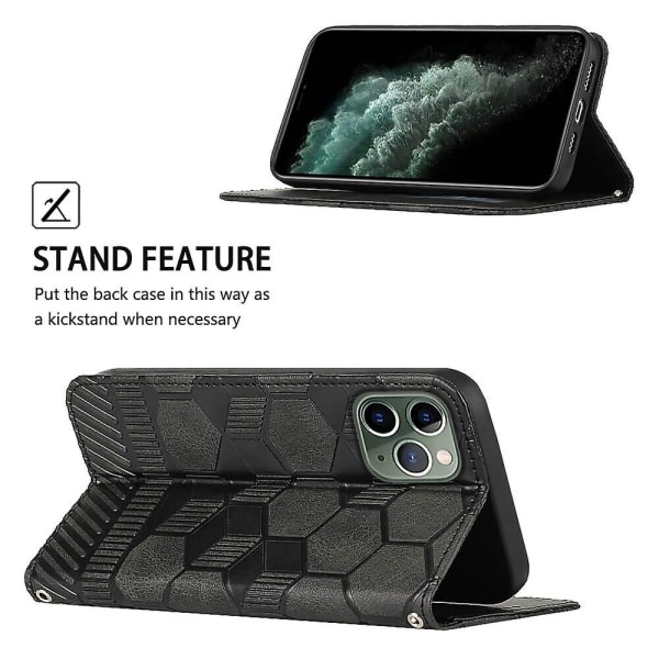 Case till Iphone 12 Pro Cover Leathermagnetic Premium Flip Wallet- case C6 A