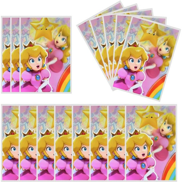 30 kpl Princess Peach -juhlamuistopussit Karkkipussit Princess Peach -teema Juhlatarvikkeet Koristeet