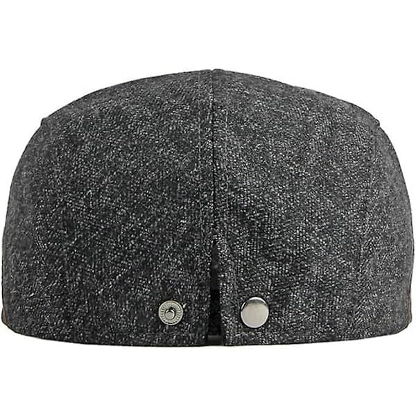 Platt keps herr basker keps höst vinter, toppad keps Cabbie Hunter hatt (Kaffee)
